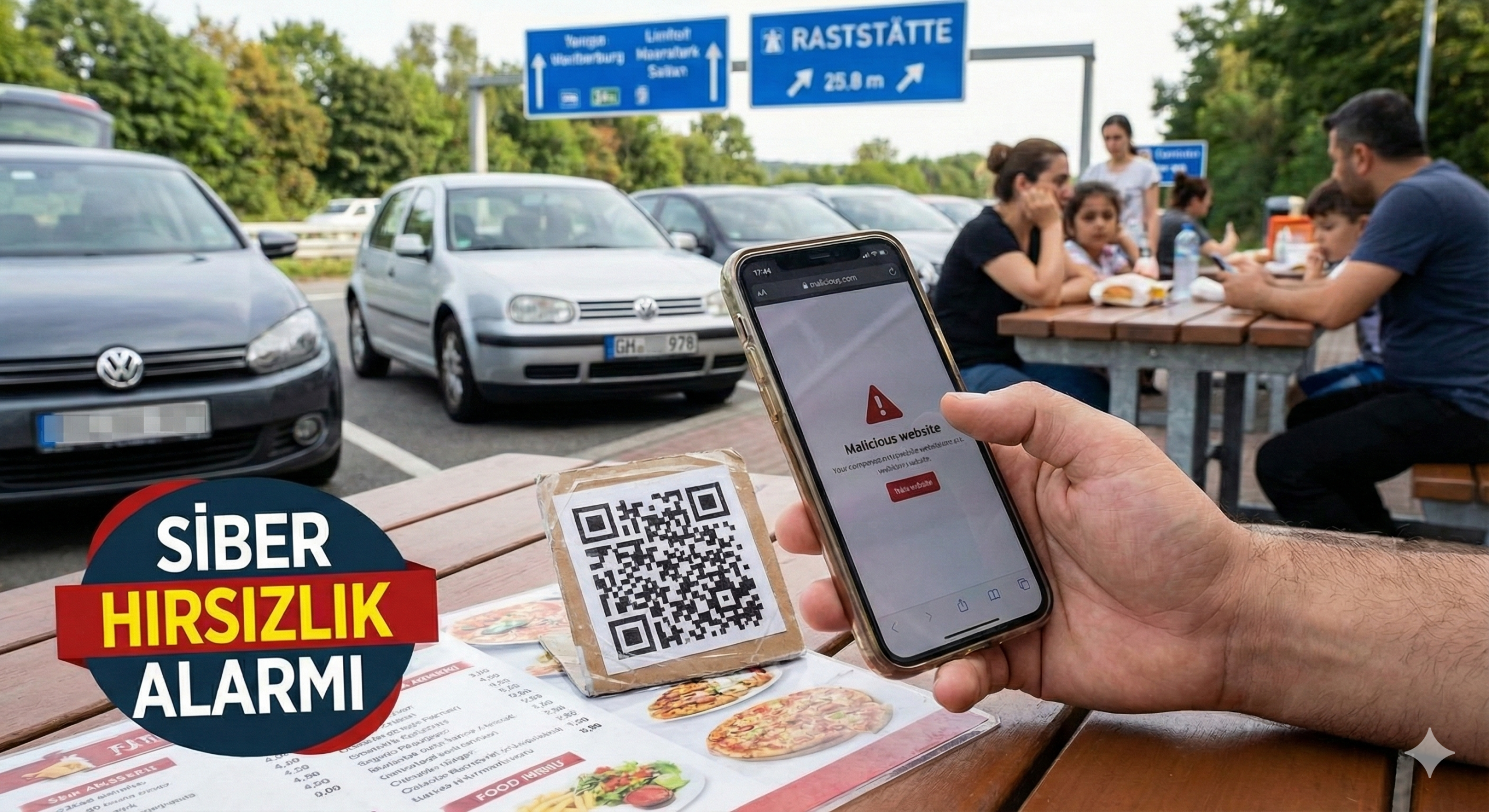 SILA YOLU’NDA “SİBER HIRSIZLIK”: MOLA YERLERİNDE QR KOD TUZAĞI!