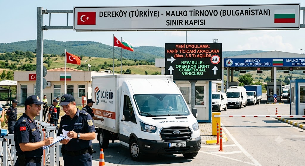 TRAKYA GÜMRÜKLERİNDE BÜYÜK RAHATLAMA: DEREKÖY HAFİF TİCARİ ARAÇLARA AÇILIYOR!