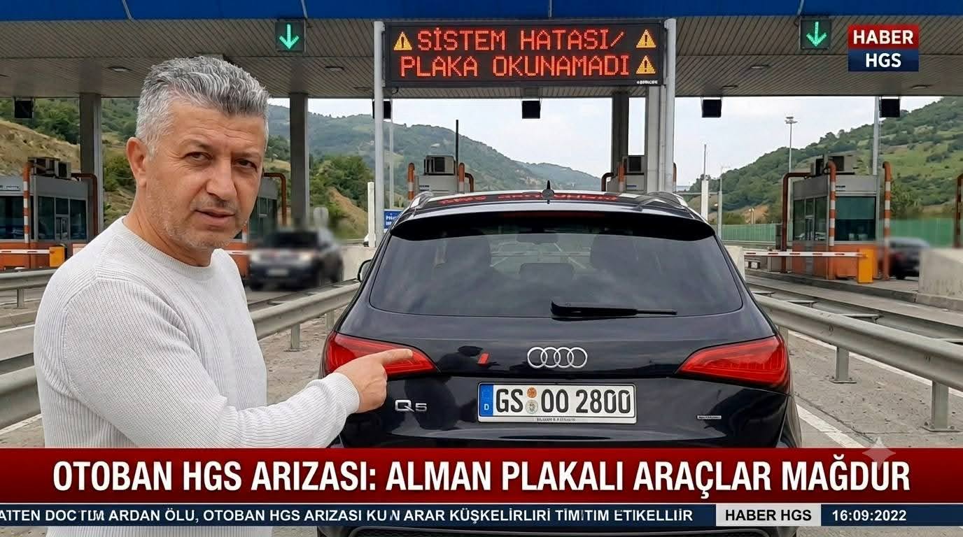 HGS Kameraları Plakadaki “O” Harflerini “0” Rakamı Olarak Okudu: Gurbetçi Sürücü Mağdur Olduğunu İddia Etti.
