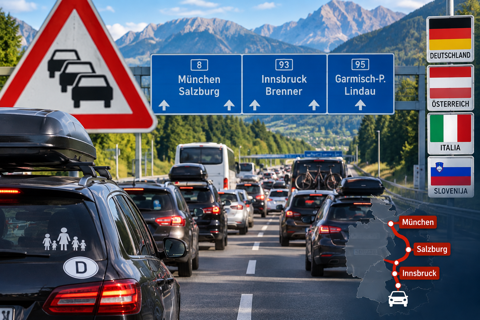 Almanya’nın güneyinde yollar yoğunlaşacak