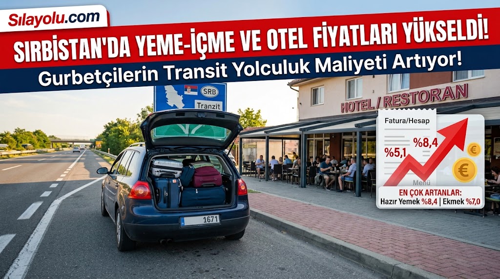 Sırbistan’da yiyecek ve otel fiyatları arttı: Gurbetçiler için transit seyahat maliyeti de artıyor!
